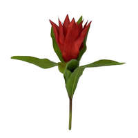 Bloomi Selyemvirág Guzmania mûanyag 38cm piros