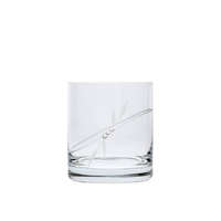  Üveg pohár swarovski dísszel whisky 300ml átlátszó S/6