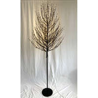 Bloomi Fa gömb 900 LED világítással, melegfehér, mûanyag, 180 cm, fekete @