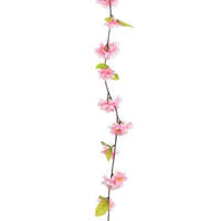 Bloomi Selyemvirág barackvirág girland 220cm rózsaszín SSS