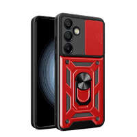 Hurtel Hybrid Armor Camshield tok Samsung Galaxy A56 - piros