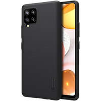 Nillkin Nillkin Super Frosted Shield tok + kitámasztóval Samsung Galaxy A42 5G fekete