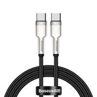 Baseus Baseus Cafule sorozat Metal adat Type-c USB - USB Type-c kábel Power Delivery 100 W (20 V / 5 A) 1 m fekete (CATJK-C01)