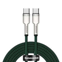 Baseus Baseus Cafule sorozat Metal adat Type-c USB - USB Type-c kábel Power Delivery 100 W (20 V / 5 A) 2 m zöld (CATJK-D06)