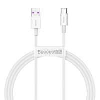 Baseus Baseus Superior Series gyors töltés USB adatkábel - Type-c USB 66 W 6A 1 m White (CATYS-02)