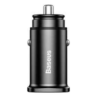 Baseus Baseus tér univerzális smart autós töltő 2 USB QC3.0 Quick Charge 3.0 SCP AFC 30W fekete (CCALL-DS01)