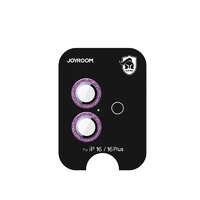 Joyroom Joyroom JR-MSF0302 kamera lencse védő fólia rózsaszín szegéllyel iPhone 16/16 Plus