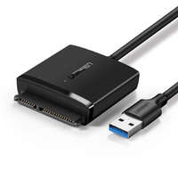 Ugreen Ugreen adapter átalakító HDD SSD 2,5 &#039;&#039; / 3,5 &#039;&#039; SATA III 3,0 - USB 3.2 Gen 1 (SuperSpeed ??USB 5 Gbps) fekete (60561 CM257)