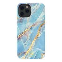 Kingxbar Kingxbar Marble Series-Blue iPhone 12 5.4 &#039;&#039;