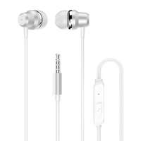 Dudao Dudao fülbe helyezhető fülhallgató 3,5 mm-es mini jack fülhallgató távirányítóval fehér (X10 Pro fehér)