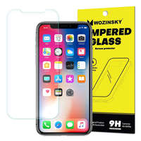 Hurtel Wozinsky edzett üveg 9H Képernyővédő fólia iPhone XS / X (csomagolás - boríték) kijelzőfólia üvegfólia tempered glass