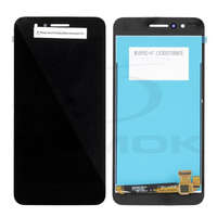 GSMOK Lcd + Touch Pad Komplett Lg K9 X210 Fekete Vízszintes Csatlakozó