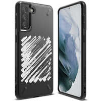 Ringke Ringke Onyx Design Tartós TPU tok Samsung Galaxy S21 + 5G (S21 Plus 5G) fekete (Paint) (OXAP0054)