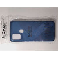 Hurtel S-tok rugalmas borítóval TPU tok Samsung Galaxy A21S kék telefontok