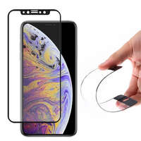 Wozinsky Wozinsky Full tok Flexi Nano üveg hybrid képernyővédő fólia kerettel iPhone 12 mini fekete üvegfólia