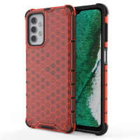 Hurtel Honeycomb tok páncél telefontok TPU Bumper Samsung Galaxy A32 5G piros