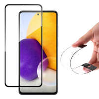 Wozinsky Wozinsky Full tok Flexi Nano üveg hybrid képernyővédő fólia kerettel Samsung Galaxy A72 4G fekete üvegfólia