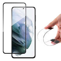 Wozinsky Wozinsky Full tok Flexi Nano üveg hybrid képernyővédő fólia kerettel Samsung Galaxy S21 + 5G (S21 Plus 5G) fekete üvegfólia