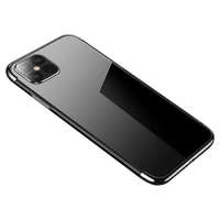 Hurtel Clear Color tok Gel TPU Galvanizált tok Xiaomi Mi 11 fekete