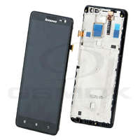 GSMOK LCD + Touch Pad Teljes Lenovo S856 Fekete tok 5D69A6N1V2 Eredeti Serivce Pack