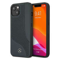 Mercedes Mercedes MEHCP13SCDONA iPhone 13 mini 5,4" kék bőr perforált keménytok