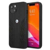 BMW BMW BMHCP13SRSPPPK iPhone 13 mini 5,4" fekete bőr Curve perforált keménytok