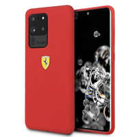 Ferrari Ferrari keménytok FESSIHCS69RE Samsung Galaxy S20 Ultra G988 piros szilikon tok