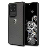 Ferrari Ferrari keménytok FEHCAHCS69BK Samsung Galaxy S20 Ultra G988 fekete Carbon Heritage