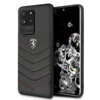 Ferrari Ferrari keménytok FEHQUHCS69BK Samsung Galaxy S20 Ultra G988 fekete Heritage tok
