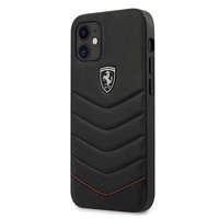 Ferrari Ferrari FEHQUHCP12SBK iPhone 12 mini 5,4" fekete Off Track steppelt keménytok
