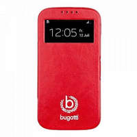 Bugatti Bugatti ultravékony könyvtok Geneva i9500 S4 08429 piros tok