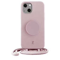 Just Elegance Etui JE PopGrip iPhone 14 Plus / 15 Plus 6.7" rózsaszín 30190 (Just Elegance) tok
