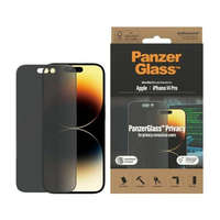 PanzerGlass PanzerGlass Ultra-Wide Fit iPhone 14 Pro 6,1" Privacy Screen Protection antibakteriális Easy Aligner képernyővédő fólia