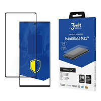 3MK 3MK HardGlass Max Új Samsung Note 10+ N975 fekete, teljes képernyős érzékelőpontos ujjlenyomatmentes kijelzővédő fólia