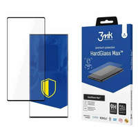 3MK 3MK HardGlass Max Samsung S22 Ultra S908 fekete, teljes képernyős üveg ujjlenyomatmentes kijelzővédő fólia