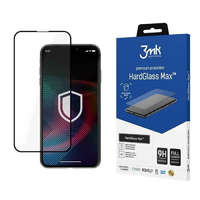 3MK 3MK HardGlass Max iPhone 14 6,1" fekete teljes képernyős üveg kijelzővédő fólia