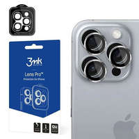 3MK 3mk Lens Protection Pro kamera lencse védő edzett üveg ezüst színű szegéllyel iPhone 16 Pro/ 16 Pro Max