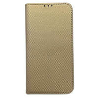 DRO Etui Smart mágneses könyvtok iPhone 14 Plus / 15 Plus 6.7" arany színben