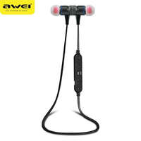 AWEI AWEI A920BL mágneses Bluetooth sport fejhallgató - fekete