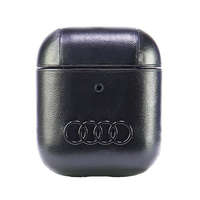 AUDI Audi AU-AP-GT/D3-BK Leather Big Logo tok AirPods - fekete