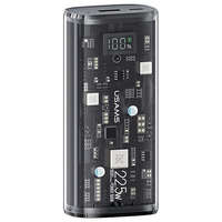 USAMS USAMS Powerbank 9000mAh PD 20W QC3.0+PD kétportos gyorstöltés fekete 10KCD18901(US-CD189)