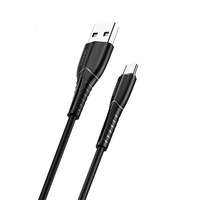 USAMS USAMS kábel U35 USB-C 2A gyorstöltés 1m fekete SJ366USB01 (US-SJ366)