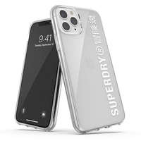 SuperDry SuperDry Snap iPhone 11 Pro átlátszó fehér tok