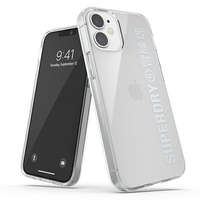 SuperDry SuperDry Snap iPhone 12 mini átlátszó ezüst tok