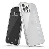 SuperDry SuperDry Snap iPhone 12/12 Pro átlátszó ezüst tok
