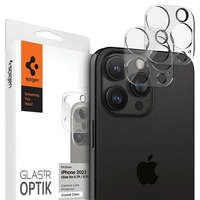 3MK Spigen Optik.Tr kamera iPhone 14 Pro/14 Pro Max/15 Pro/15 Pro Max objektív 2db átlátszó AGL05761 fólia