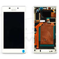 Sony LCD kijelző érintőpanellel (előlapi keret nélkül) Sony Xperia M2 fehér [78P7120003N] (gyári)
