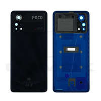 Xiaomi Akkumulátorfedél ház Xiaomi Poco X4 Pro 5G Phantom fekete 5600050K6P00 eredeti szervizcsomag
