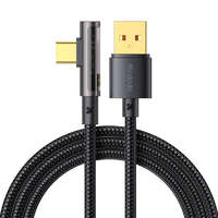 Mcdodo USB-ről USB-C Prisma 90 fokos kábel Mcdodo CA-3381, 6A, 1,8m (fekete)