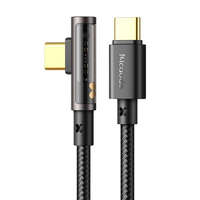 Mcdodo USB-ről USB-C Prisma 90 fokos kábel Mcdodo CA-3400, 100W, 1.2m (fekete)